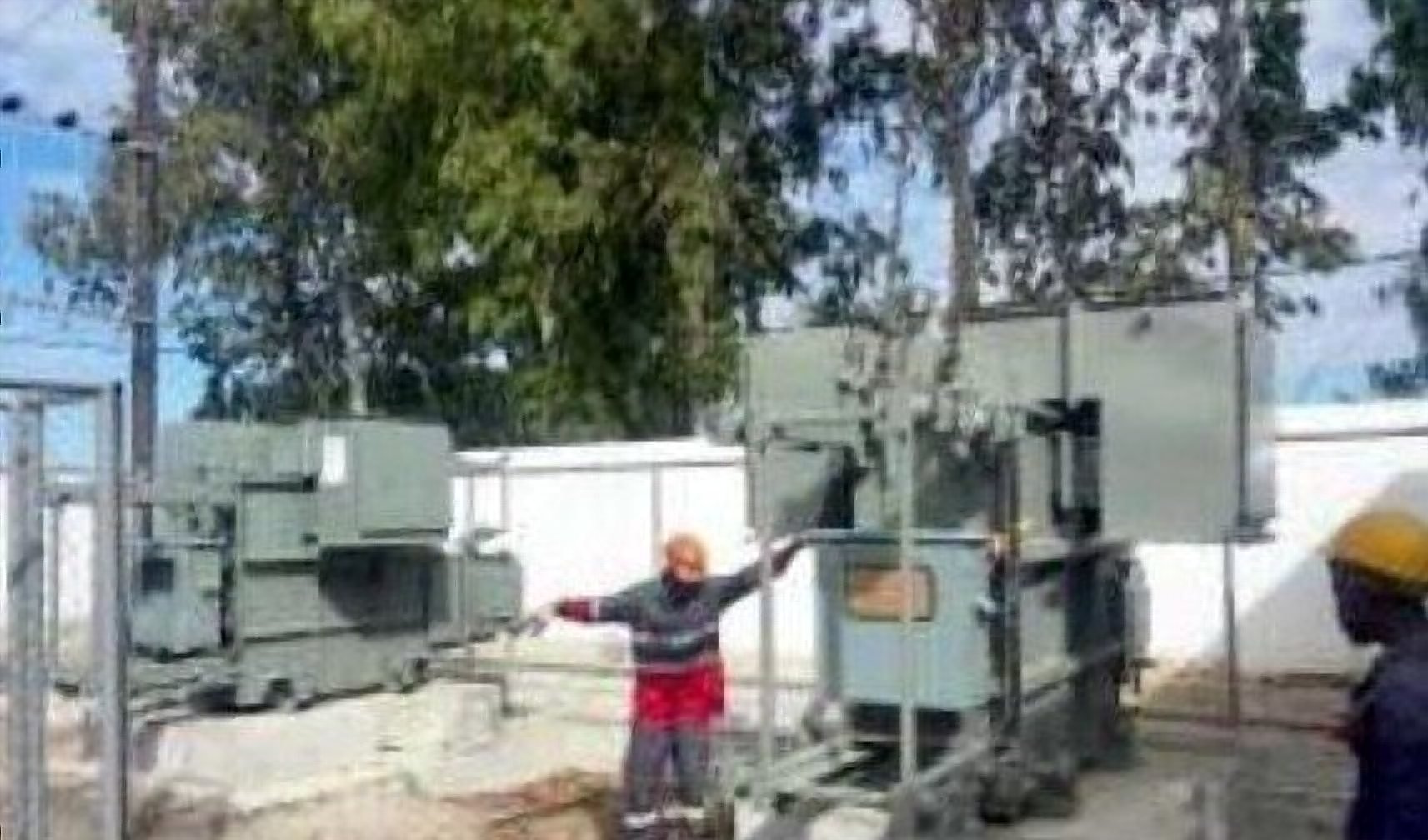 Outdoor transformer installation